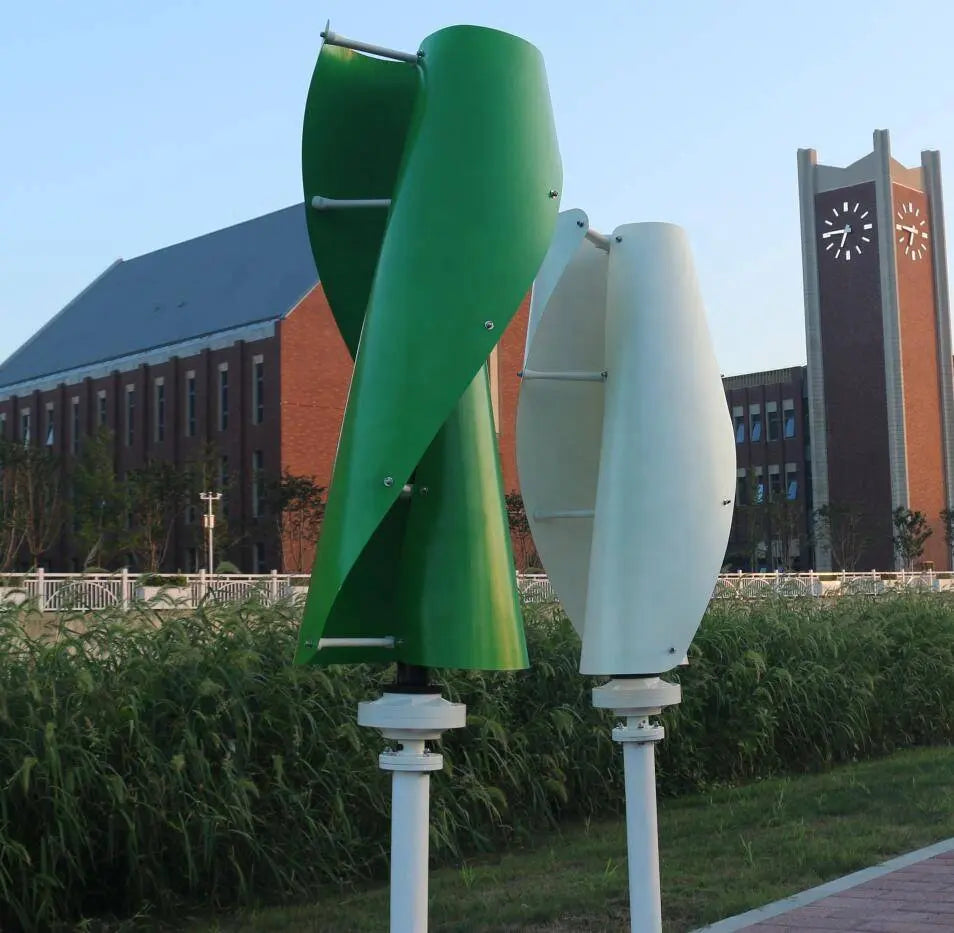 vertical axis helix mini permanent magnet windmill