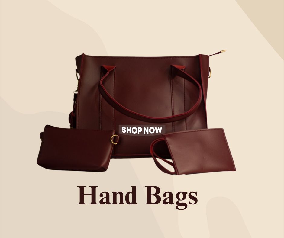 3 PCs Hand Bag.