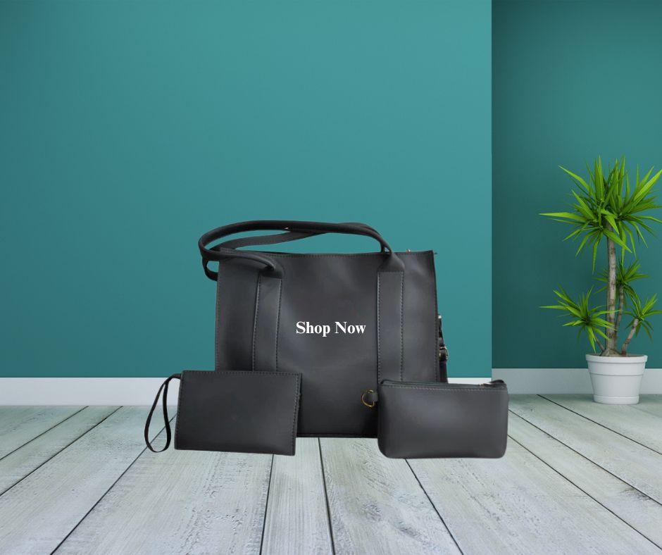3 Pc Luxury Designer Handbag.