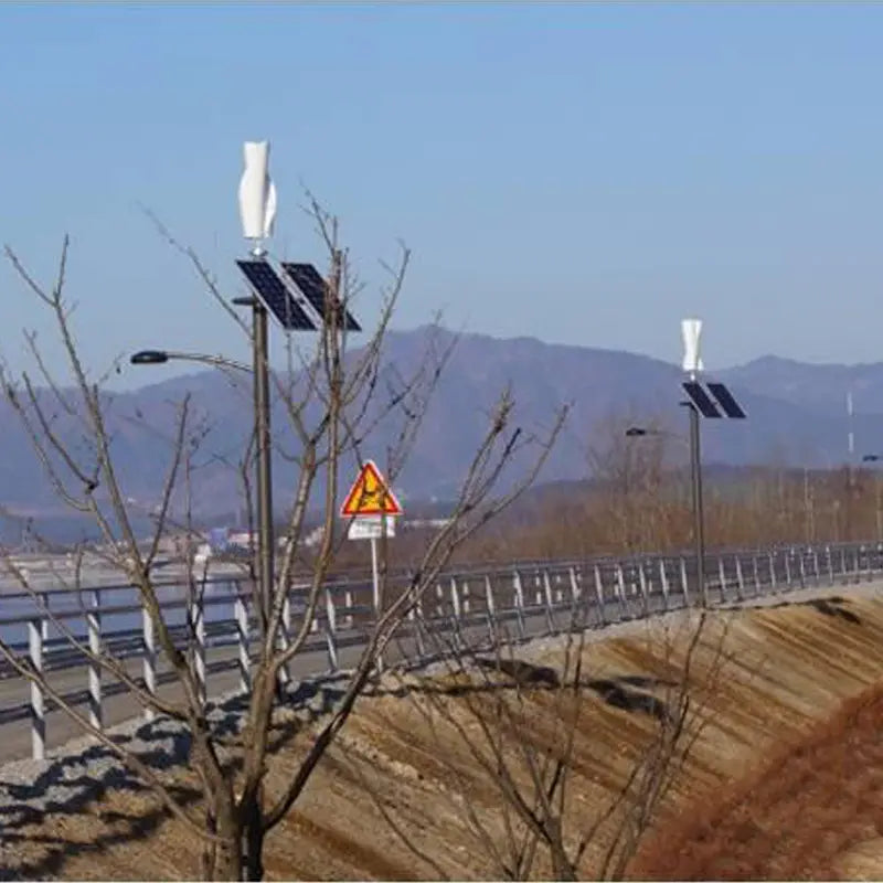 vertical axis helix mini permanent magnet windmill