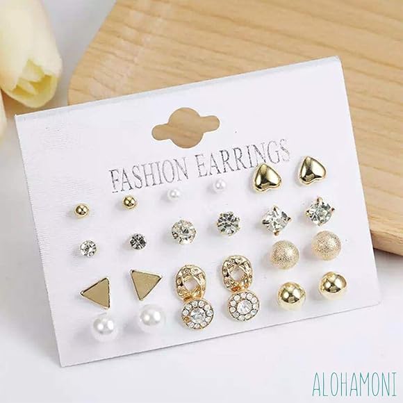 Elegant Ear Studs Set – Perfect Blend of Style & Simplicity!